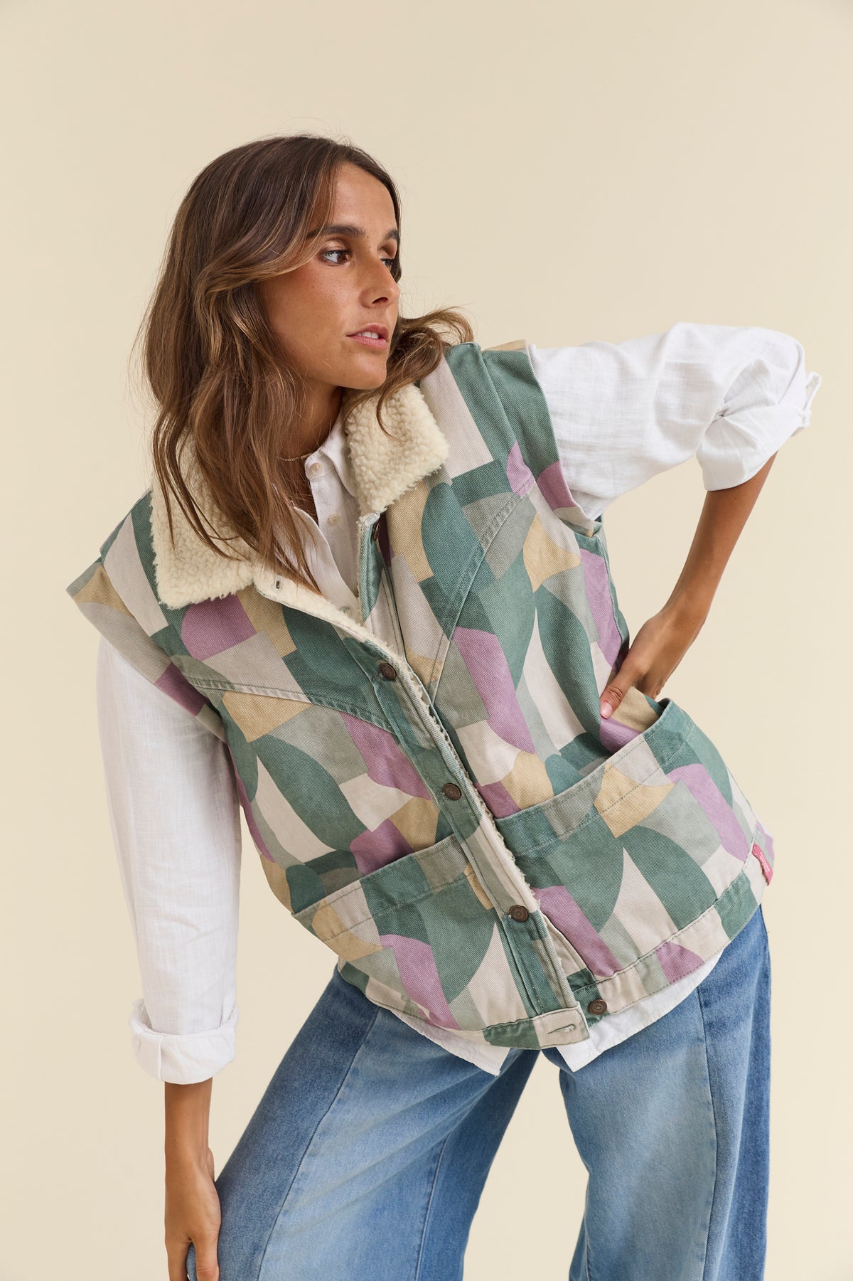 Crayons Vest Woman