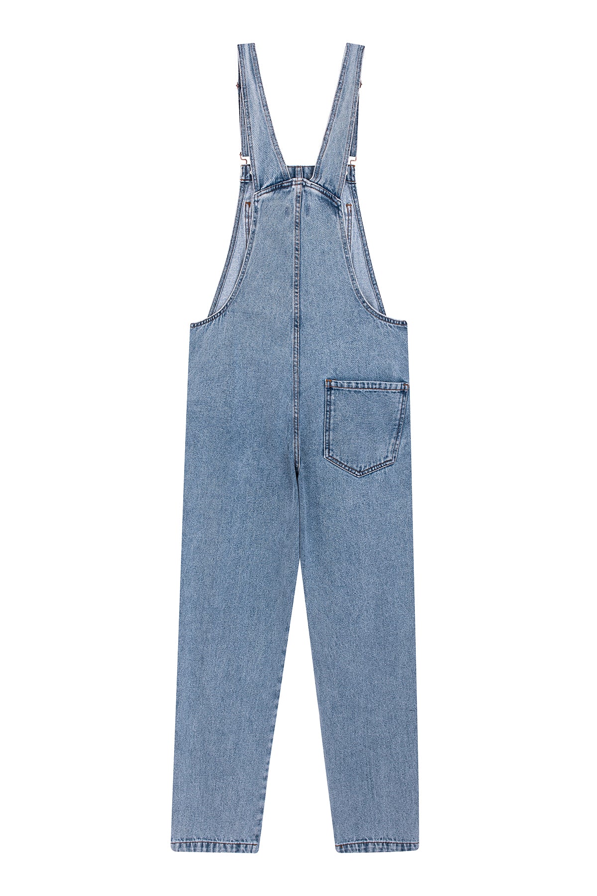 Old Bike Overalls Woman