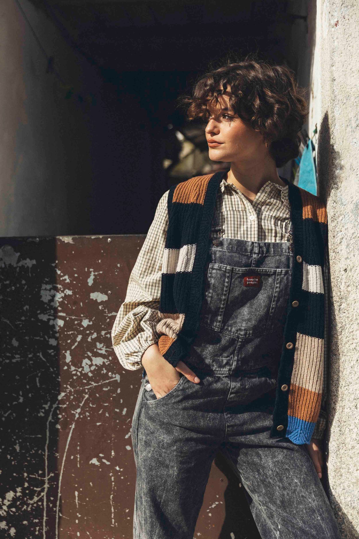 Bus Stop Vest Woman