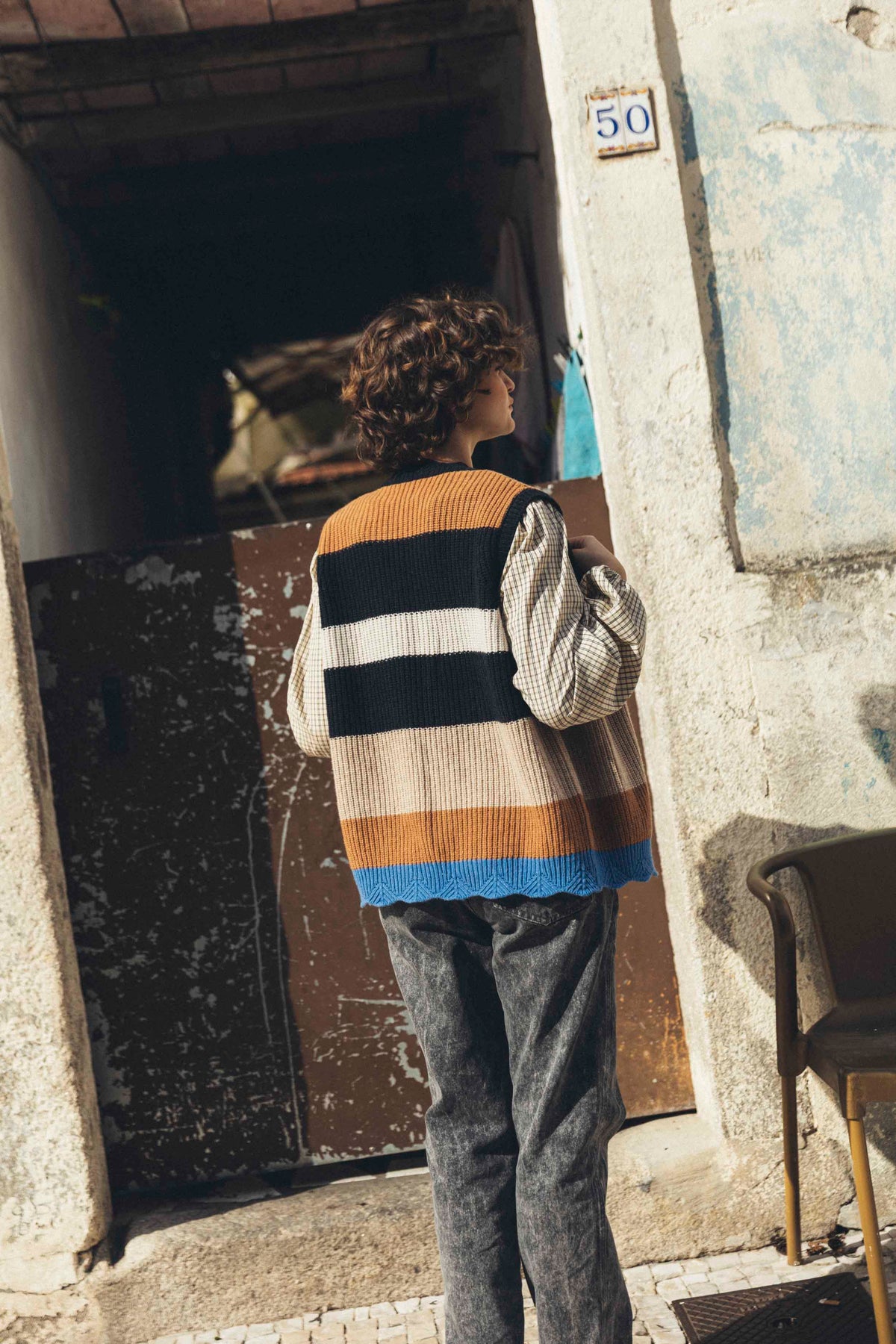 Bus Stop Vest Woman