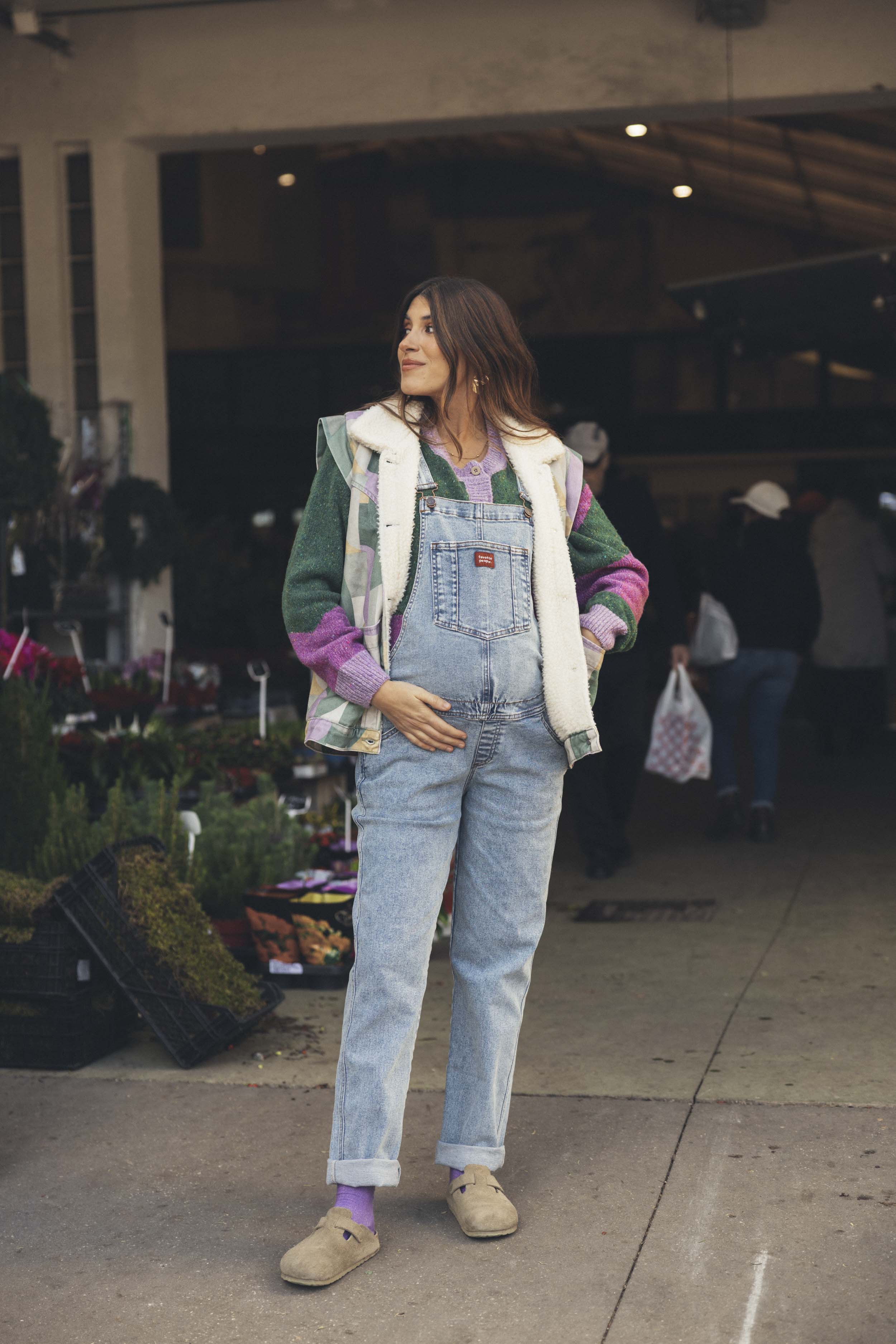 OLD BIKE MATERNITY OVERALLS WOMAN