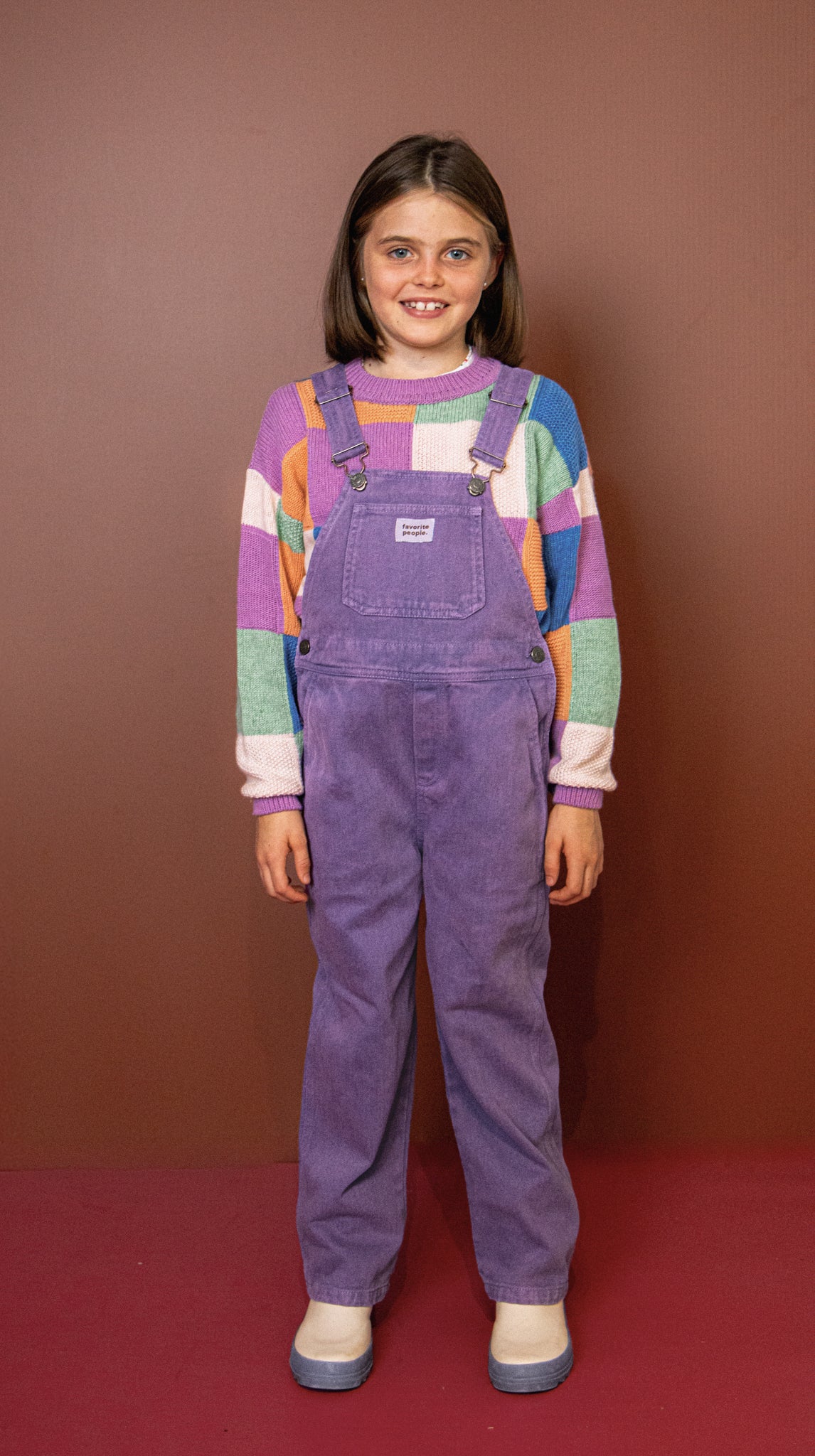 Postcard  Overalls Kids