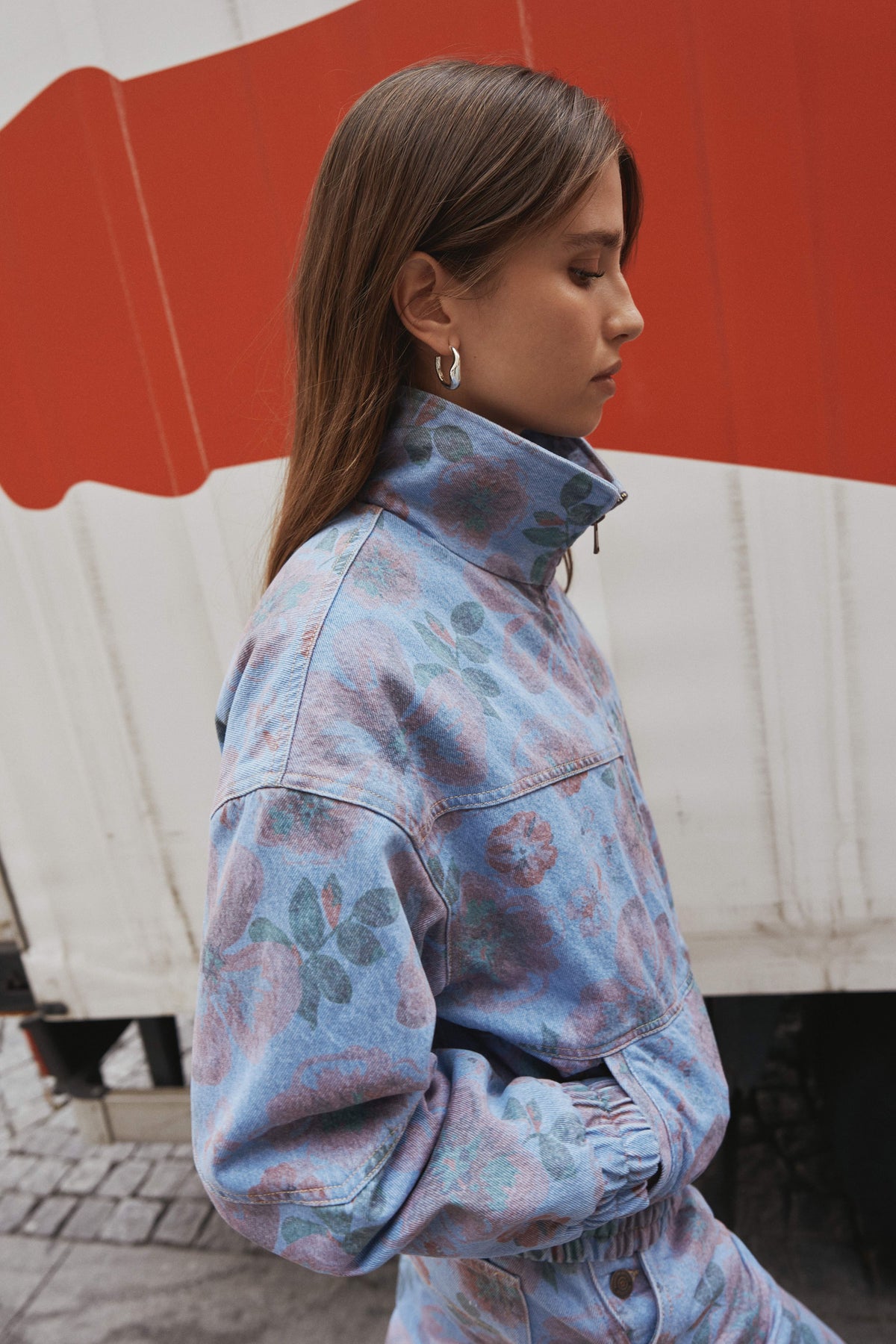 Printed Denim Jacket FP&Salsa jeans
