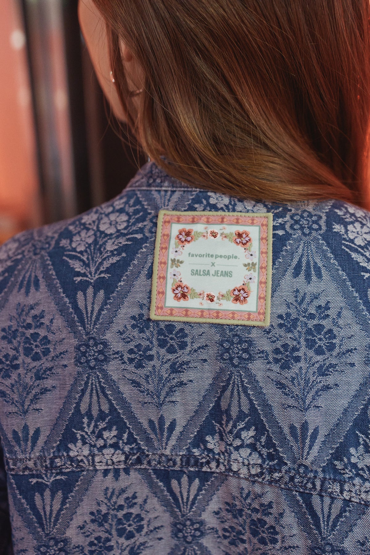 Blue Jacquard Shirt FP&Salsa Jeans