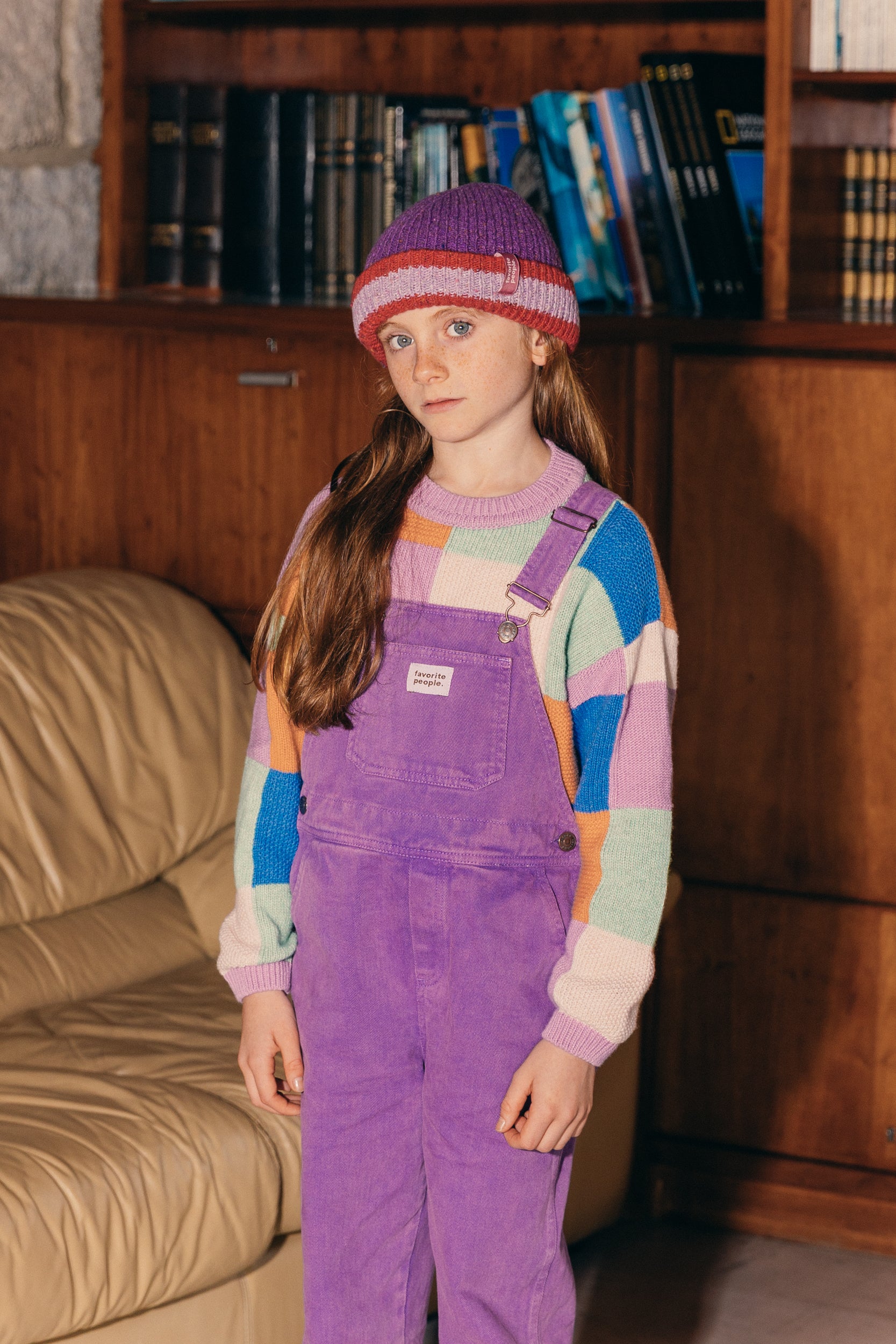 Postcard  Overalls Kids