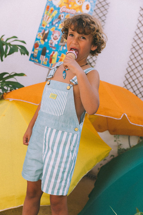 KIDS SHORT OVERALLS MOCHILLA CHILLER main image 1