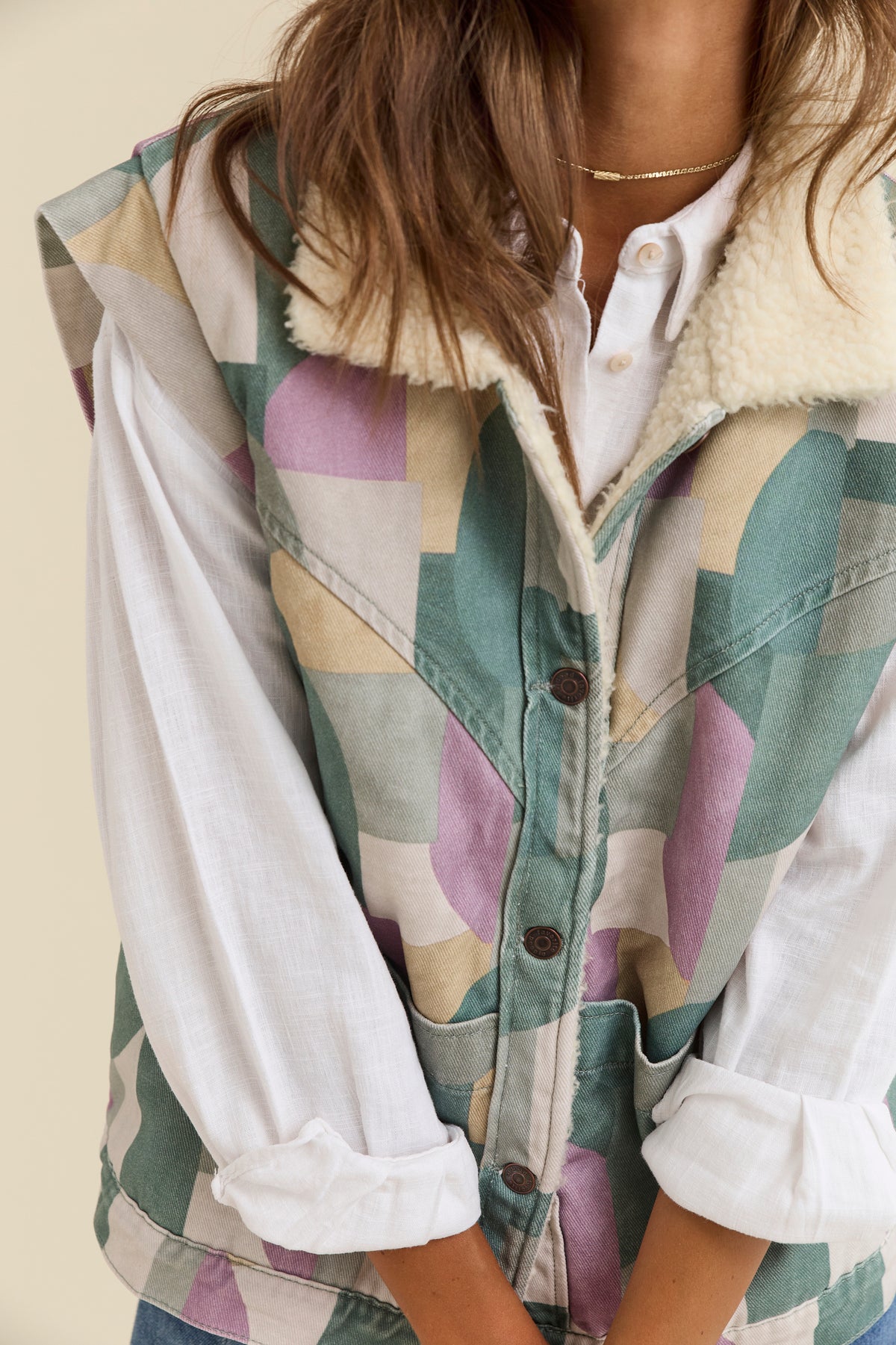 Crayons Vest Woman