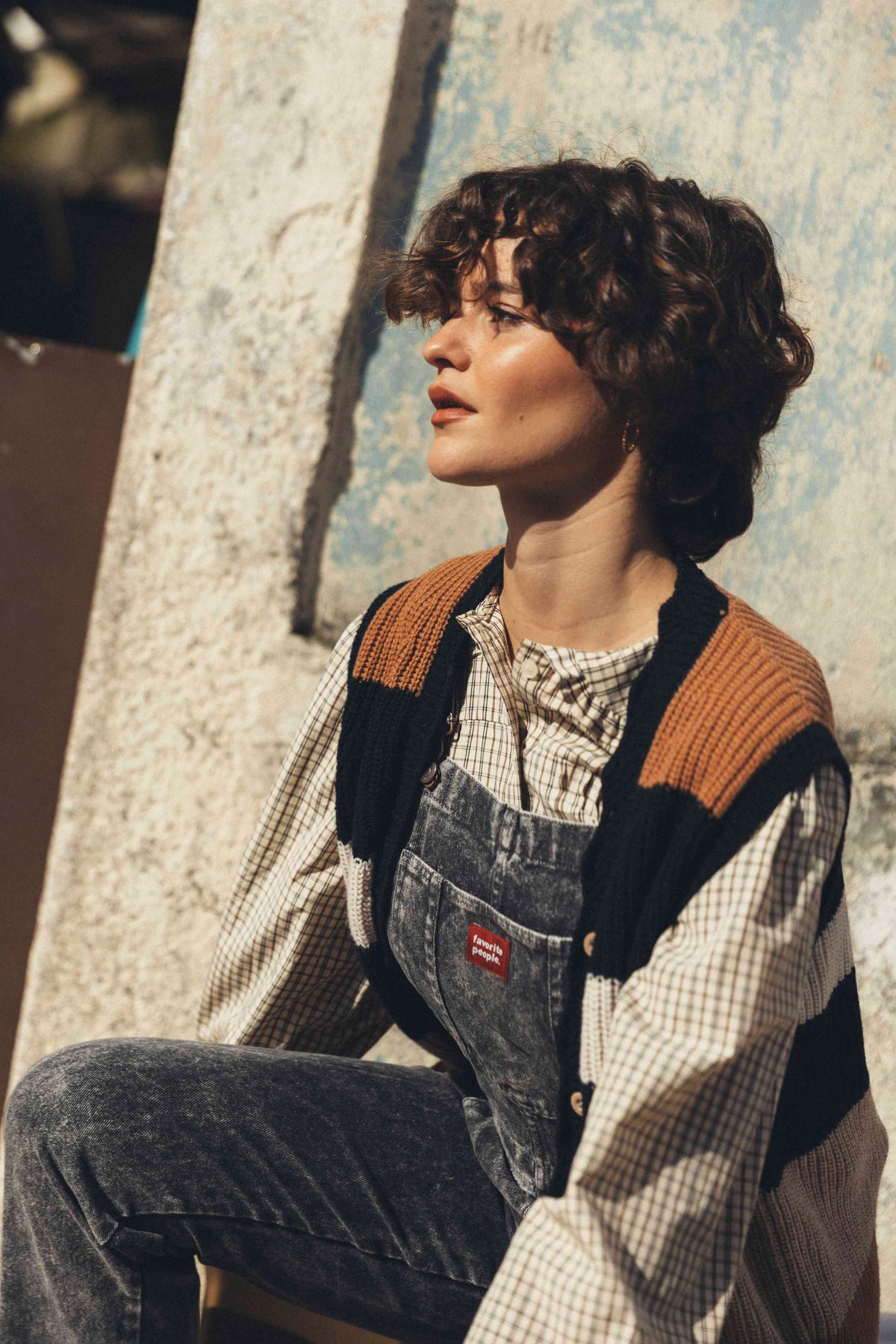 Bus Stop Vest Woman