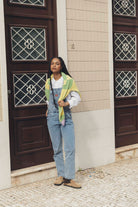 Old Bike Overalls Woman
