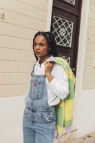 Old Bike Overalls Woman
